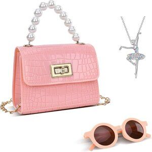 Girls Purse Little Girls Toddler Crossbody Purse Kids Shoulder Bag Princess Hand